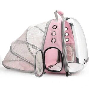 Expandable Bubble Cat & Puppy Carrier Backpack for Small Pets Airline Approved